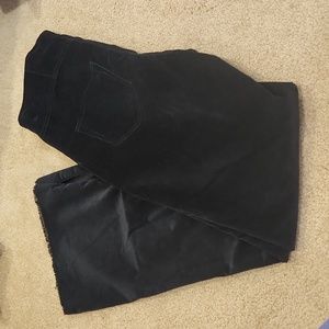 Womens Knox Rose black cord flares